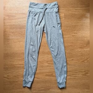 Puma Gray Joggers Juniors Small